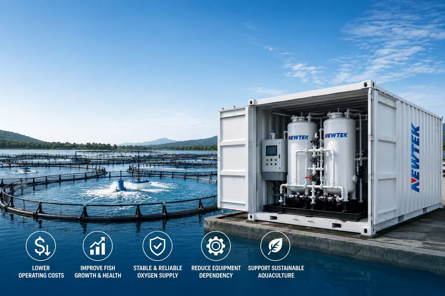 How Aquaculture Reduces Running Costs With On-Site PSA Oxygen How Aquaculture Reduces Running Costs With On-Site PSA Oxygen